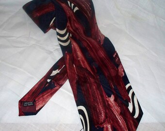 Vintage Chez Roffe Men's Tie - New York - Silk - Made in USA