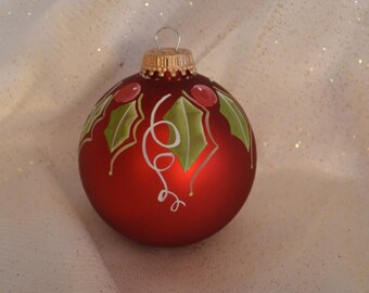 Hand painted Christmas Ball