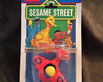 Sesame Street Muppets Die Cast Metal Grover's Airplane by Playskool 1987