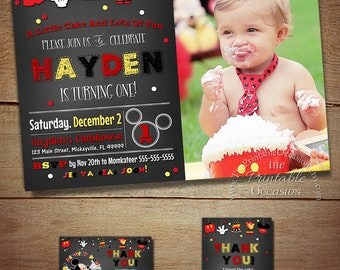mickey mouse birthday invite