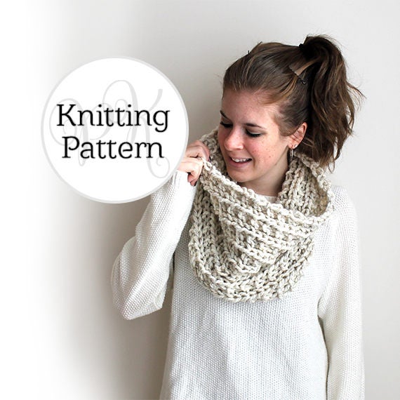 Knitting Pattern Dameron Cowl Instant Download