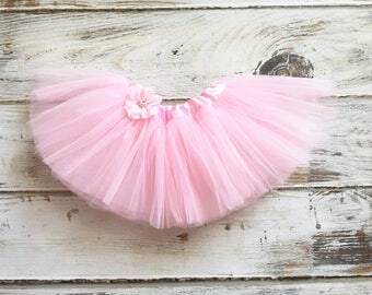 Light Pink Tutu- Newborn Tutu- Baby Tutu- Ballerina Tutu- Tutus for Babies- Baby Girl Tutu- Infant Tutu- Baby Tutus- Baby Tu Tus- Tu tu