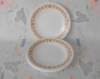 Corelle Butterfly Gold Bread & Butter / Dessert Plates