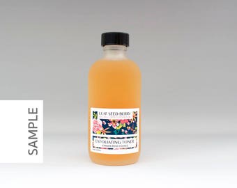 Exfoliating Rose Face Toner, Organic Skincare, Rose Toner, Organic Toner, Dry Skin, Acne Toner, Facial Care, Natural Toner, Sensitive Skin