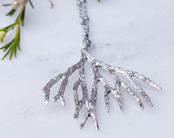 Evergreen Necklace, sterling silver