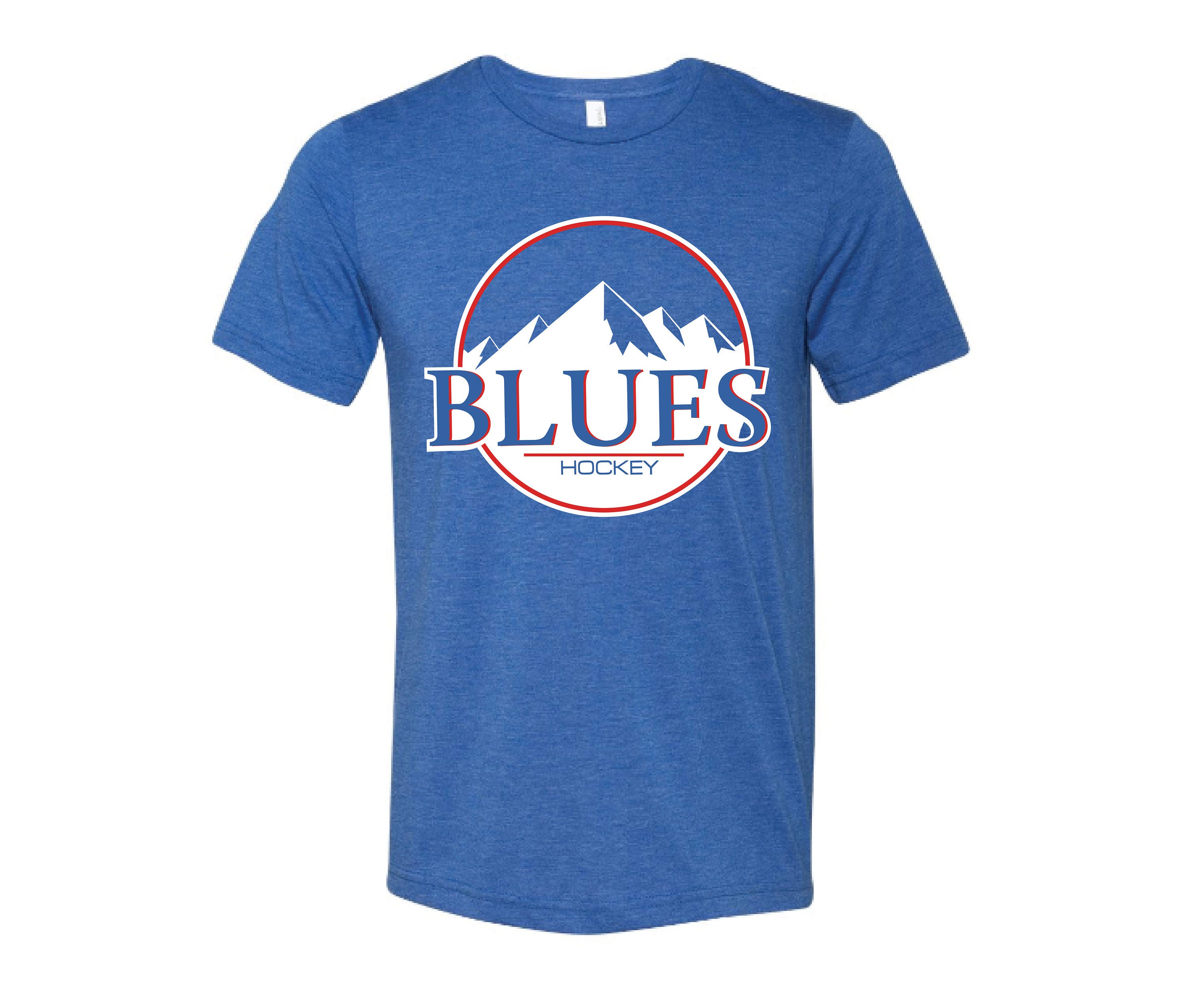 blues busch shirt