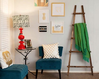 Blanket Ladder + Blanket Storage + 6 ft blanket ladder + Blanket Ladder Decor + Blanket Ladder Rack + Blanket Rack + 6ft Blanket Ladder