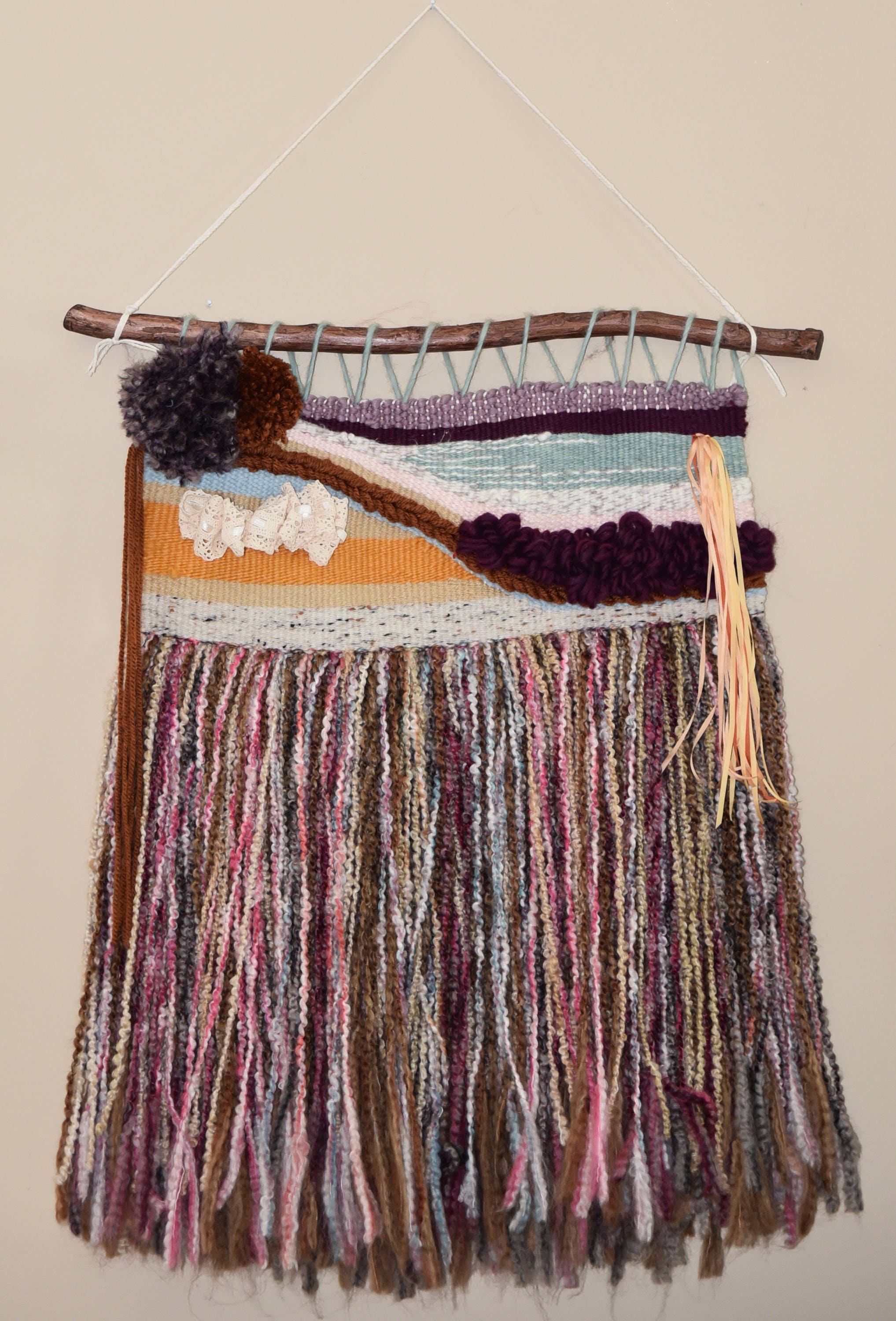 Loom Weaving Wall Hanging/Large