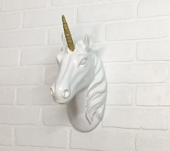Unicorn Head Wall Decor unicorn/unicorn head/nursery/girls room/wall Unicorn Head Wall Decor unicorn/unicorn head/nursery/girls room/wall