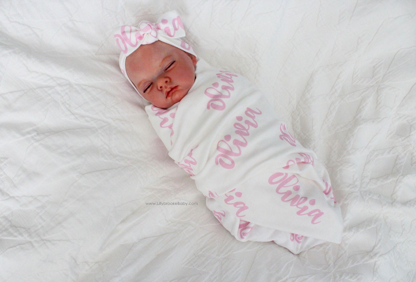 Personalized Swaddle Blanket / Swaddle Set / Custom Swaddle