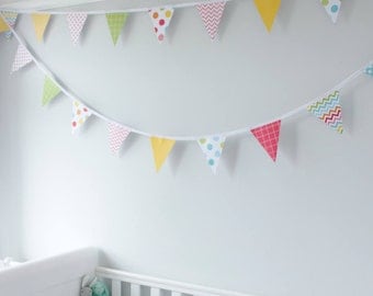 Bright Nursery Bunting - Gender Neutral