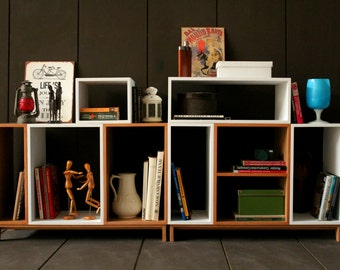 Scandinavian Wall Unit / TV Unit / Bookcase / Cabinet