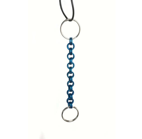 Double Ended Chain Link Keychain Choose your color