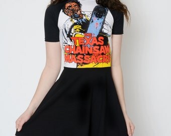 Horror Texas Chainsaw Massacre Altered Tee Baby Doll Dress