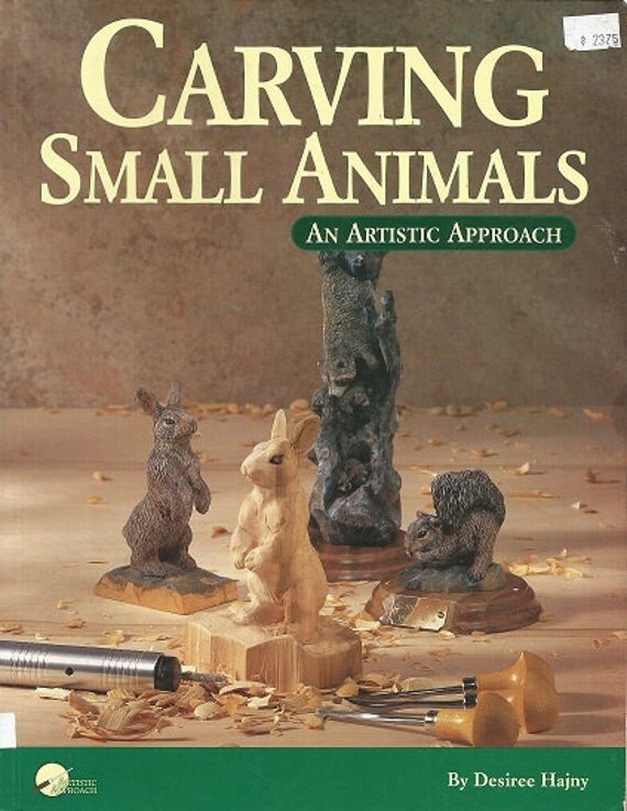 Vintage CARVING SMALL ANIMALS Pattern Book An Artistic