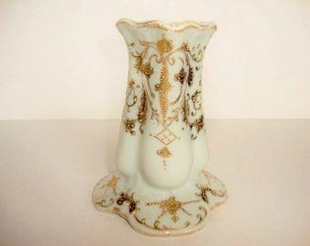 Hat Pin Holder- Gilt Gold- Hand Painted- Exquisite!! - Vanity