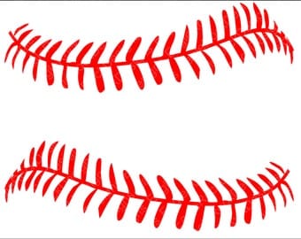 Baseball Softball LacesSVG, DXF, EPS, Png Cut File for Cameo and Cricut, Baseball Svg, Baseball Mom, Baseball Cut Files