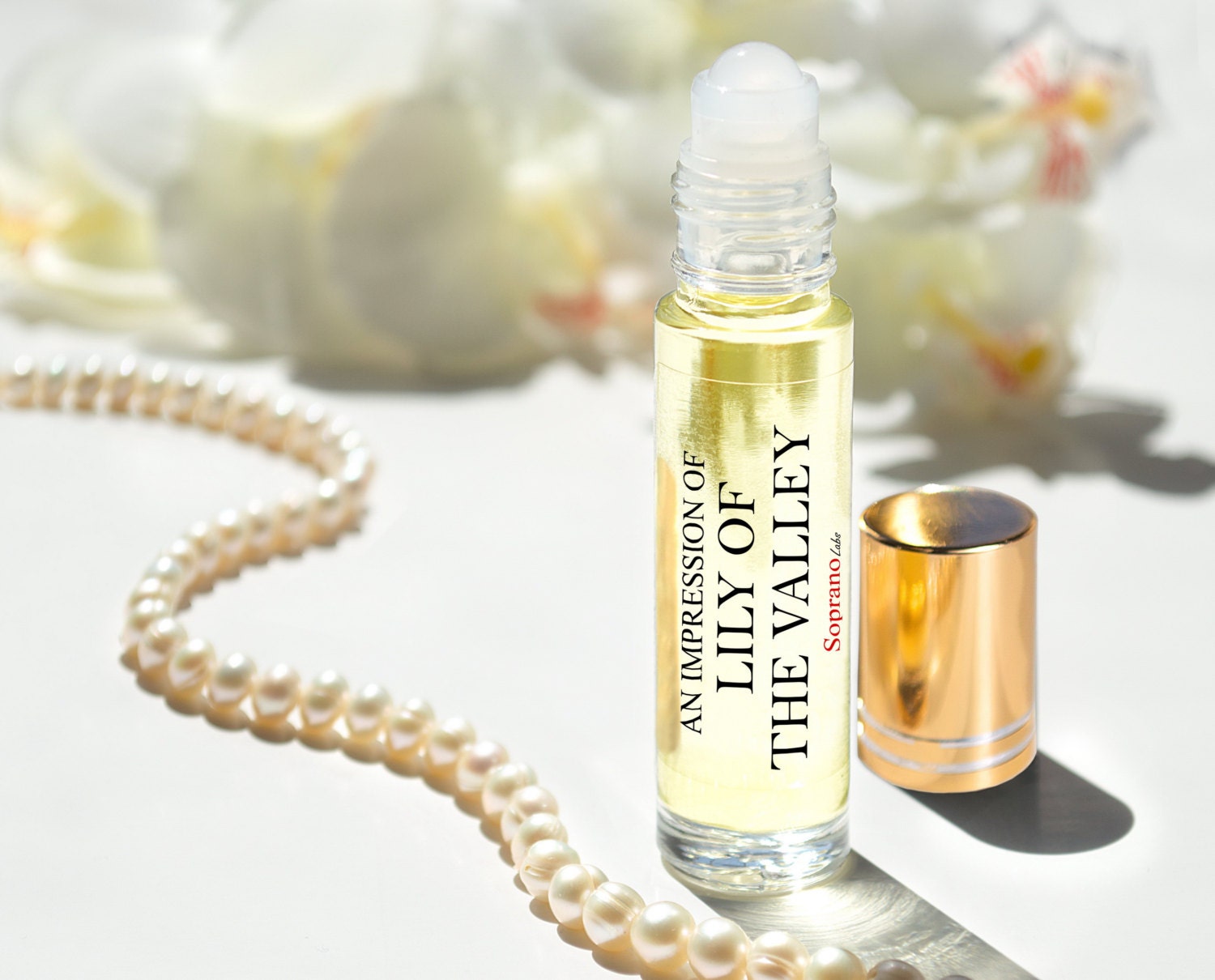 LILY of THE VALLEY Pure Perfume Oil. Natural Vegan Coconut