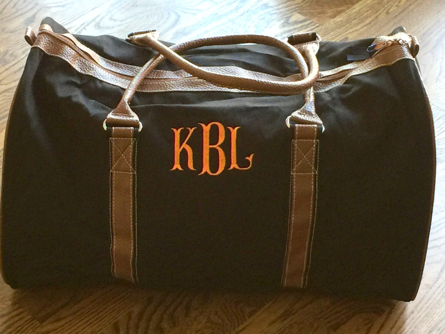 Personalized Mens Duffle Bag Monogrammed Duffle Bag
