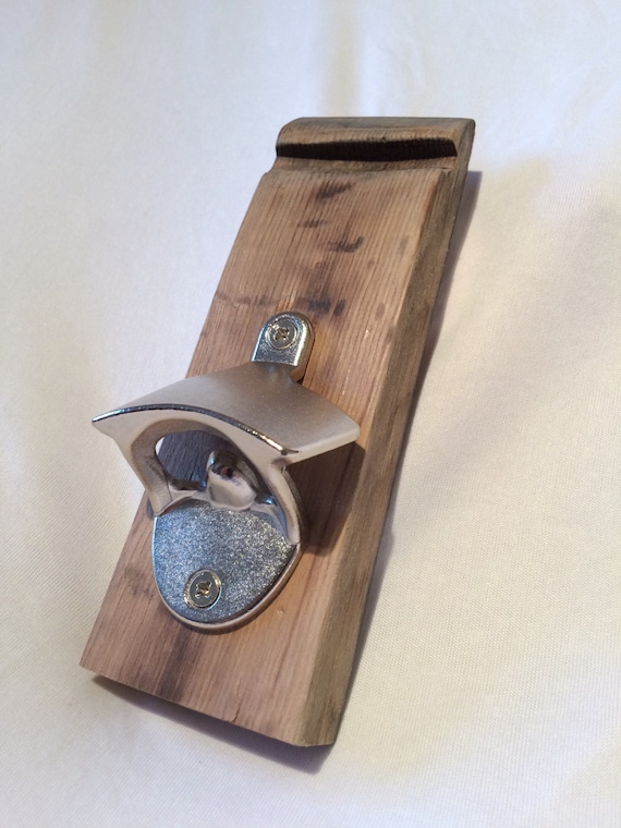 Whisky barrel stave bottle opener item 279