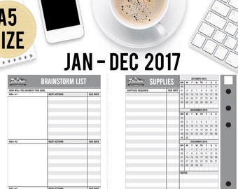 Project-planner-a5-size-printable-project-tracker-action-planner-diyfish