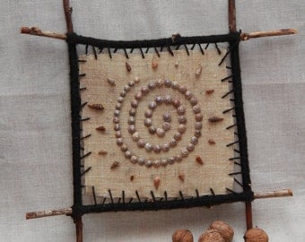Decorative Panel with Seashells Rustic Panel Seashells Panneaux Décoratifs avec des Coquilles Paneles Decorativos con Conchas