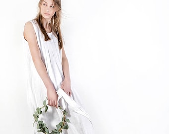 Linen dress, natural linen clothing, linen dress, linen dress for women, linen long loose dress