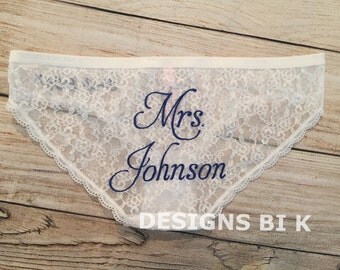 Bridal lingerie, Bridal underwear, Bridal lace panties, Wedding underwear, Bride gift, Bikini panties, Bridal shower gift, Lingerie gift