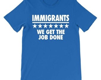 Immigrants We Get The Job Done, Hamilton Graphic Tee, Hamilton Musical Shirt, Hamilton The Musical Shirt, Theatre Shirt, Immigration Shirt