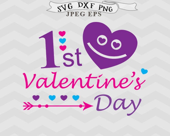 Download Valentine svg first Valentines day svg Dxf files 1st ...