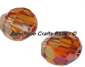 Swarovski Crystal Beads 12 Pcs 5000 Series CRYSTAL ASTRAL PINK 6MM Faceted Round Bead