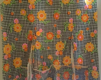 VINTAGE 1970s psychedelic apron