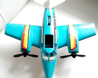 Vintage Tonka Hand Commander Turbo Prop Plane Toy 1979