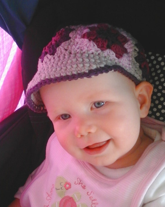Crochet PATTERN, Crochet VISOR hat pattern for baby, Sun ...