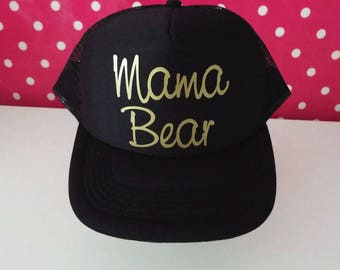 Mama Bear Trucker Hat. Mama Bear Hat. Mama Hat. Momlife. Baby Shower Gift. Mom To Be. New Mom Gift. Maternity Gift. Pregnancy Gift.