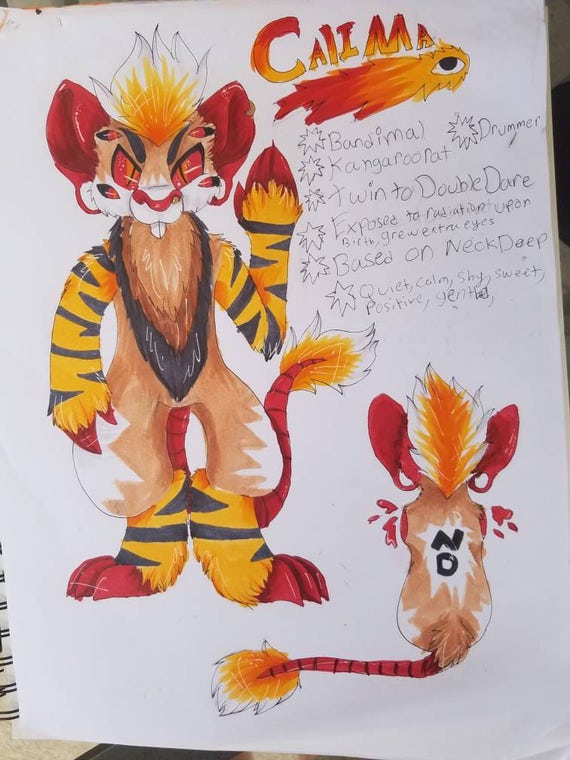 Items similar to Fursona Drawing Reference Page on Etsy