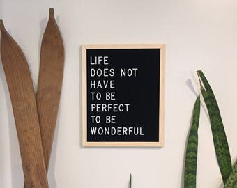Large BLACK or GRAY Felt Letter Board with 286 letters and characters!