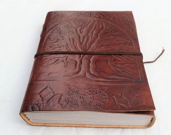 Tree of Life leather journal, Journal, Leather Journal, Notebook, Diary, Sketchbook, diary.
