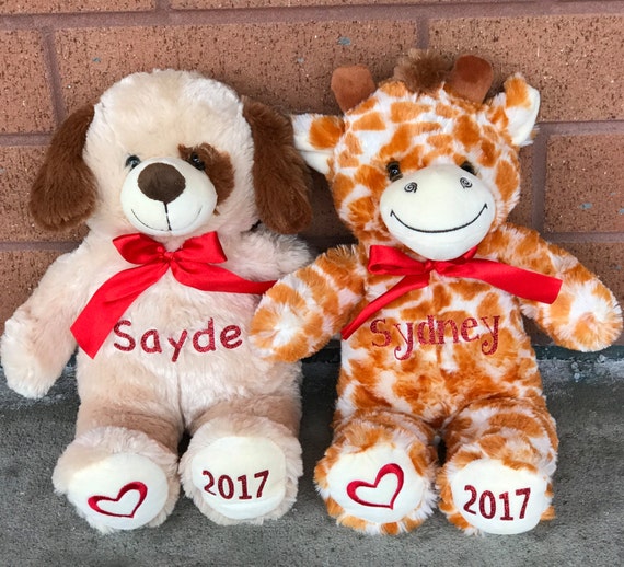 personalized stuffed animals for valentine's day