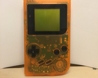 Clear Orange Nintendo Gameboy