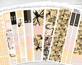 FULL KIT | "Born To BEE A Queen" Glossy Kit | 8 Pages, 225+ Stickers