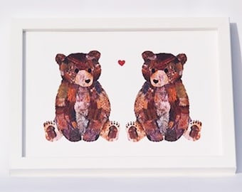 Bear Wall Art bear wall art | etsy Bear Wall Art bear wall art | etsy