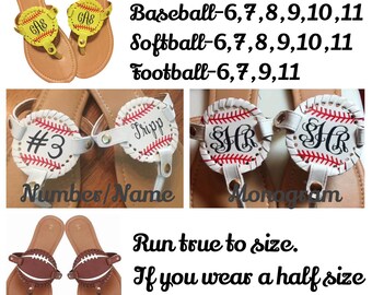 softball flip flops