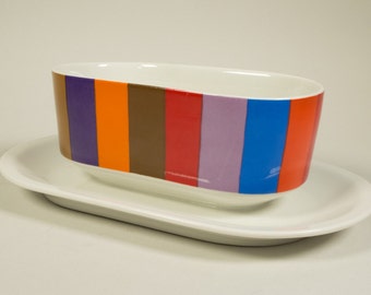 Villeroy and Boch Santiago, saus bowl, gravy boat, 70s