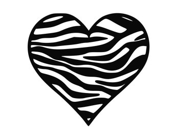 Free Free Zebra Heart Svg 506 SVG PNG EPS DXF File