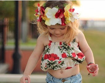 Moana crown / Hawaiian crown / flower crown / Hawaiian flower crown