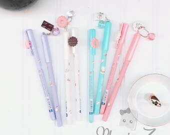 Kawaii Hello Kitty Dessert Pens - Cute Gel Pens