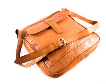 Sale Men leather messenger bag Crossbody Leather Bag