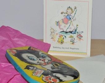 Vintage Greetings Card birthday card 1930s/1940s
