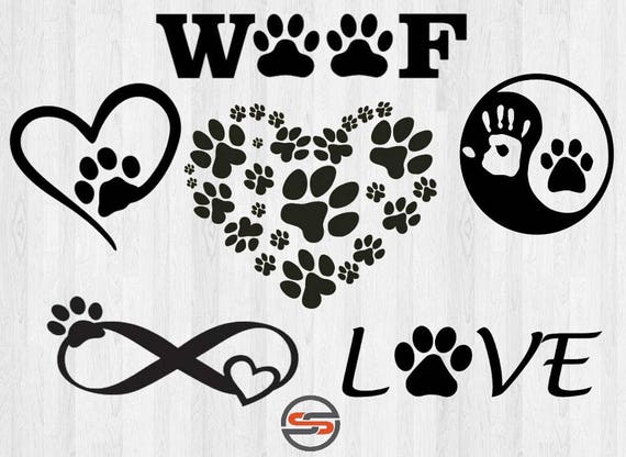 Free Free 349 Love Dog Paw Svg SVG PNG EPS DXF File